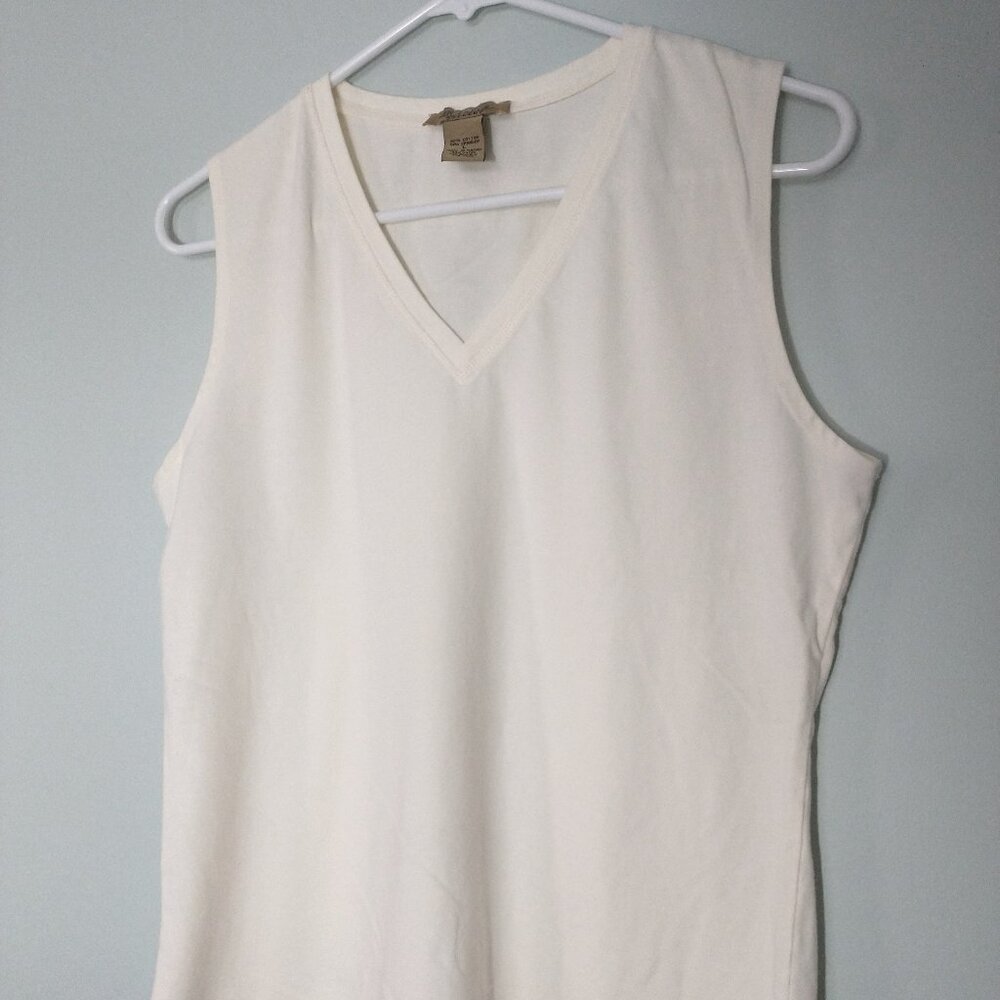 Peck & Peck Cotton Tank Top Size L
